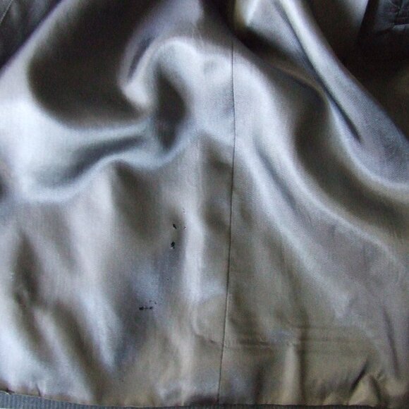 Bosa suit pinstripe grey wool blazer jacket pants vintage grandpa 40 tall new - Picture 10 of 16